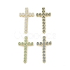 Real 18K Gold Plated Brass with Glass Pendants KK-A209-17G-1