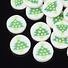 Christmas Theme Handmade Polymer Clay Cabochons CLAY-S091-011F-1