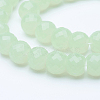 Imitation Jade Glass Beads Strands EGLA-E045-C05-3