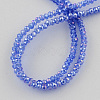 Electroplate Glass Beads Strands X-EGLA-R048-2mm-15-2