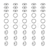 Unicraftale 304 Stainless Steel Spacer Beads STAS-UN0001-62P-1