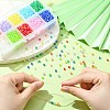 3000Pcs 10 Colors Eco-Friendly Transparent Acrylic Beads TACR-CJ0001-15-4