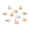 Kissitty 30Pcs 3 Colors 304 Stainless Steel Charms STAS-KS0001-15-2