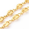 Brass Coffee Bean Chain Necklaces NJEW-JN03407-2