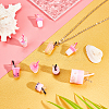 SUNNYCLUE 28Pcs 7 Style Resin Pendants CRES-SC0002-08-5