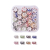 Silver Color Plated Alloy Rhinestone European Beads CPDL-X0001-02-1