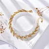 Rack Plating Brass Link Bracelets for Women BJEW-C086-01G-1