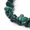 Natural Malachite Chip Beads Stretch Bracelets BJEW-JB05765-04-2