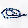 Electroplate Non-magnetic Synthetic Hematite Bead Strands G-F300-22A-05-2