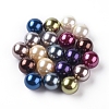 Eco-Friendly ABS Plastic Imitation Pearl Dyed Glass Round Beads X-HY-A005-18mm-M-1