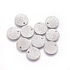 Non-Tarnish 304 Stainless Steel Charms STAS-E455-02P-12mm-2