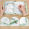 PVC Loose Leaf Jewelry Storage Bag ODIS-WH0038-90A-4