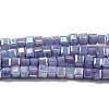 Baking Painted Glass Beads Strands DGLA-F002-05C-1