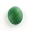 Natural Green Agate Gemstone Cabochons G-R270-14-3