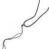 Nylon Pendant Cord Loops NWIR-WH0012-02B-2