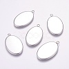 304 Stainless Steel Pendant Cabochon Settings STAS-E144-075P-2