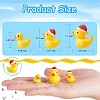 40 Pcs 4 Style Luminous Mini Ducks JX342A-2