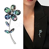 Abalone Shell Flower of Life Brooch PW-WG0AE00-01-2