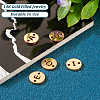 Real 14K Gold Plated Brass Connector Charms KK-TAC0017-04G-02-14