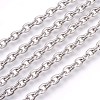 Tarnish Resistant 304 Stainless Steel Cable Chains CHS-L017-09C-1