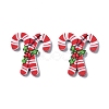 Christmas Style Printed Acrylic Cabochons MACR-O045-01F-2