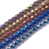 Electroplate Non-magnetic Synthetic Hematite Beads Strands G-E522-A-F-1
