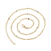 Brass Oval Link Chains Necklace for Women NJEW-P265-03G-3