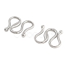 Non-Tarnish 304 Stainless Steel S-Hook Clasps STAS-L082-005P-2