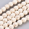 Natural Magnesite Beads Strands X-TURQ-L017-8mm-02A-1