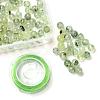 DIY Natural Prehnite Beads Jewelry Set Making DIY-LS0002-71-2