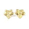 Ion Plating(IP) 304 Stainless Steel Stud Earrings for Women EJEW-B050-04G-1