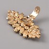 Alloy Crystal Rhinestone Shoe Decoration AJEW-WH0248-224A-G-3