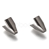 304 Stainless Steel Folding Crimp Ends X-STAS-G122-09P-A01-1