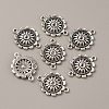 Tibetan Style Alloy Connector Rhinestone Settings FIND-CJC0016-20AS-2