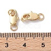 Rack Plating Brass Lobster Claw Clasps KK-F090-24LG-01-3