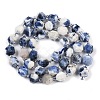 Natural Sodalite Beads Strands G-O201B-112F-4