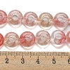 Cherry Quartz Glass Beads Strands G-P536-A15-01-5