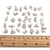 304 Stainless Steel Charms Mixed Shapes Pendants STAS-J014-M-3