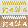 Plastic Painting Stencils Sets DIY-WH0172-892-1