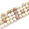 Dyed Natural Multi-Color Agate Beads Strands G-T106-050-1