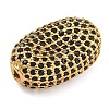 Rack Plating Brass Micro Pave Cubic Zirconia Charms KK-G513-74A-01G-2