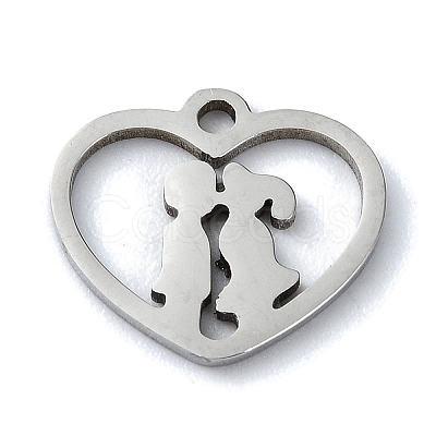 Non-Tarnish 304 Stainless Steel Charms STAS-C097-38C-P-1