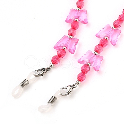 Butterfly Design Eyeglass Chains for Women AJEW-EH00255-1