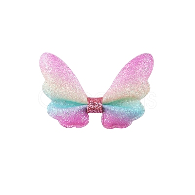 Glitter Butterfly Bowknot Alligator Hair Clips PW-WGD7FA4-12-1