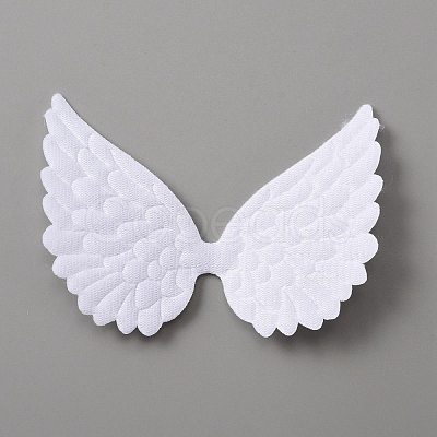 Cloth Embossed Wing Ornament Accessories FIND-WH0037-27B-1