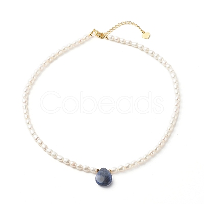 Pearl Beaded Necklace NJEW-JN03548-04-1