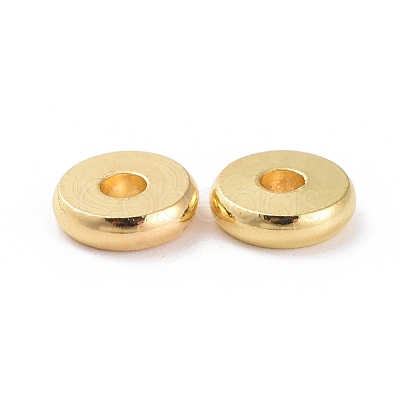 Brass Spacer Beads X-KK-E357-6mm-G-1