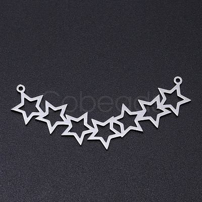 Non-Tarnish 201 Stainless Steel Laser Cut Pendants STAS-S105-T884-1-1