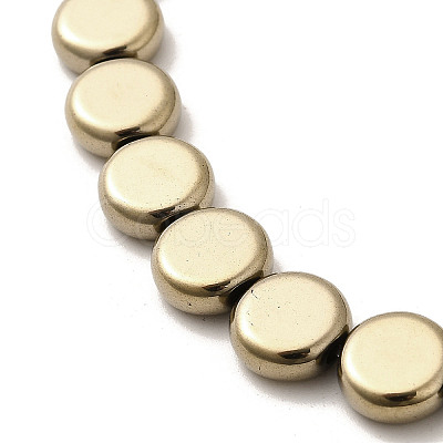 Electroplated Synthetic Non-magnetic Hematite Beads Strands G-L613-L01-02C-1