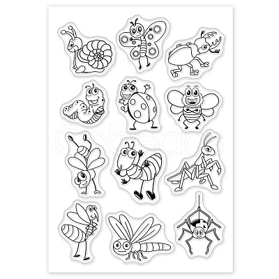 PVC Plastic Stamps DIY-WH0167-56F-1